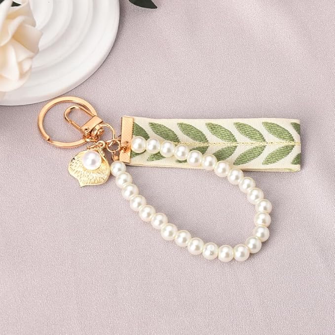Salty Pearl Whimsy Tassel Bag Charm