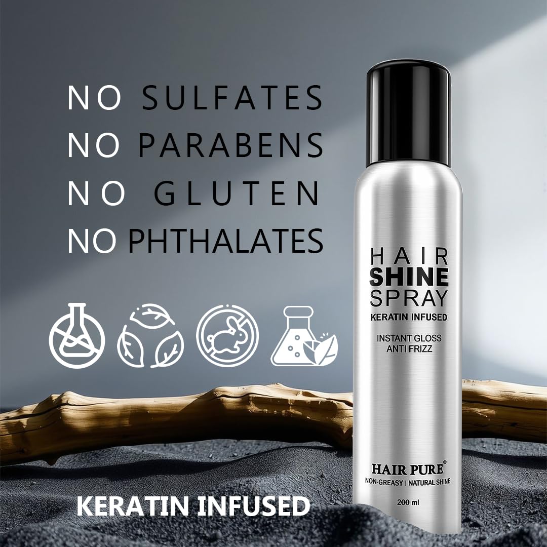 Redifyn Hair Pure Hair Shine Spray Keratin Infused - 200ml