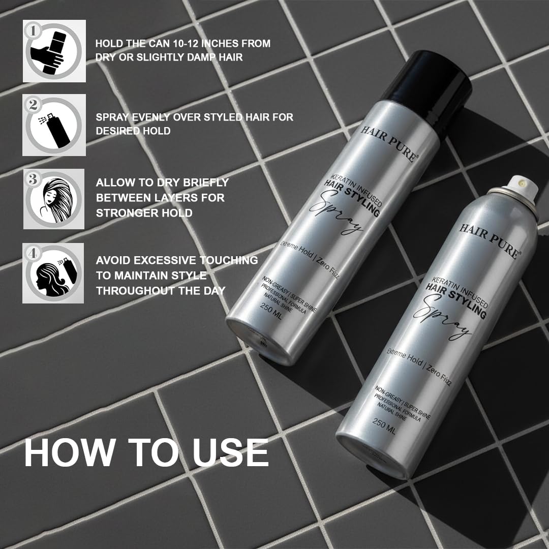 Redifyn Hair Pure Keratin Infused Hair Styling Spray - 250ml