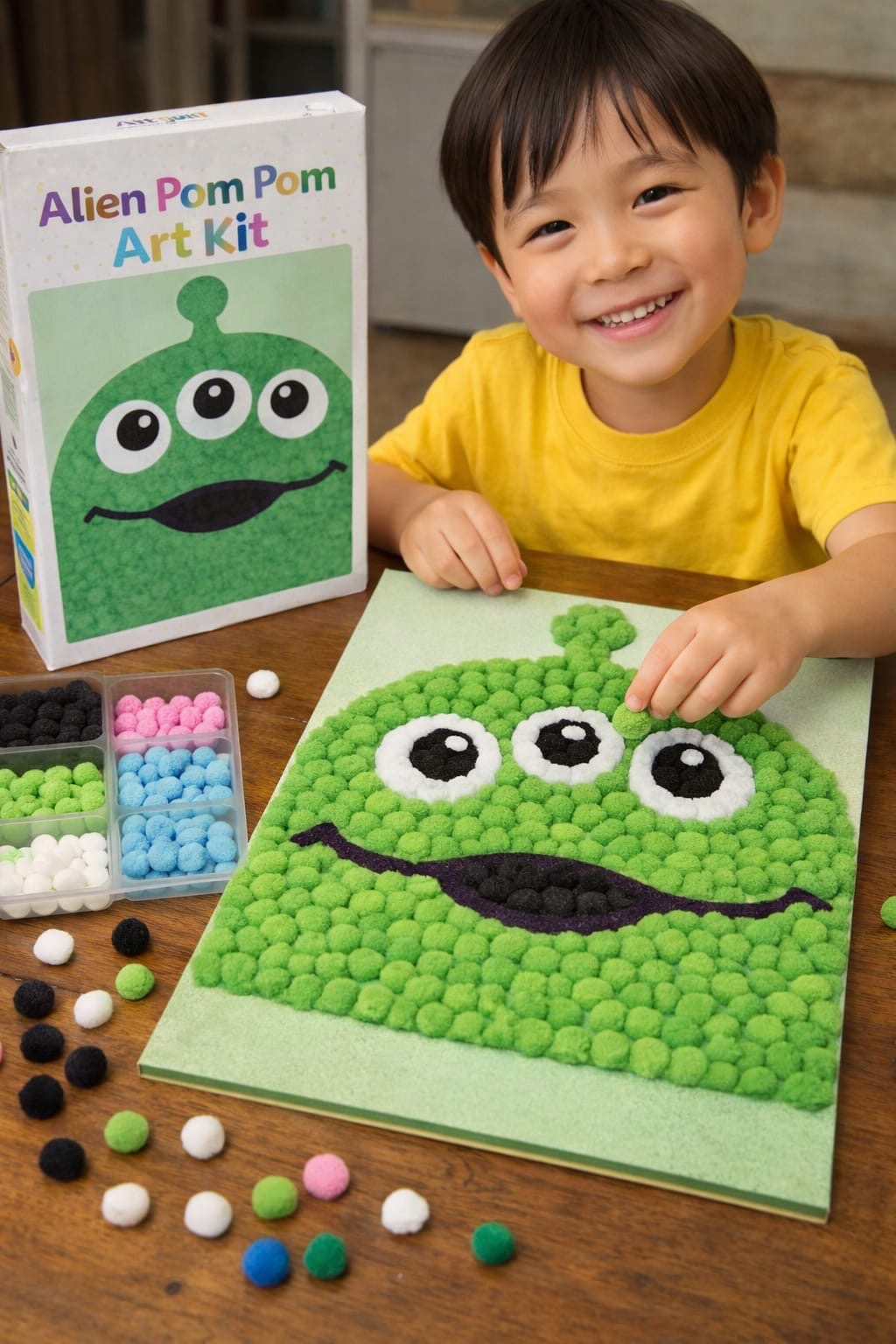 Dimorra Pom Pom Art Kit - Alien