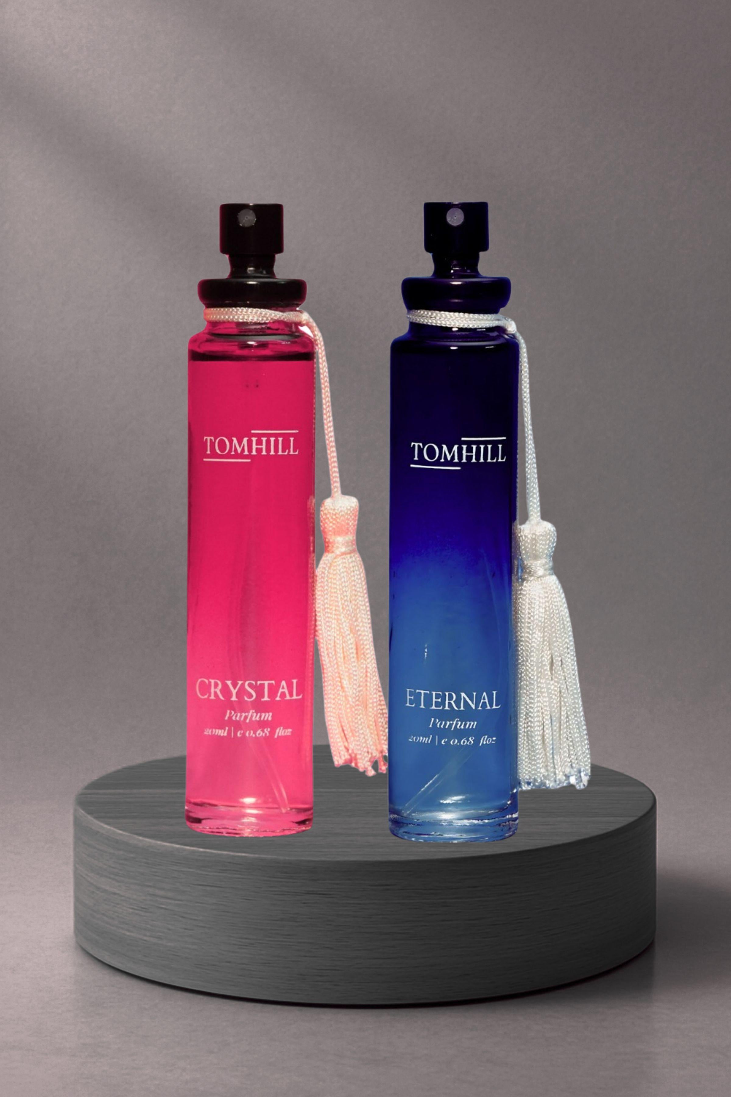 Tomhill Crystal & Eternal - Fresh & Date Night Perfume Combo for Men & Women - 20ml (Pack of 2)