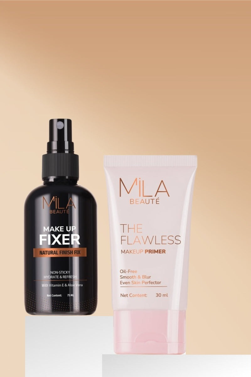 Mila Beaute Makeup Primer and Makeup Fixer