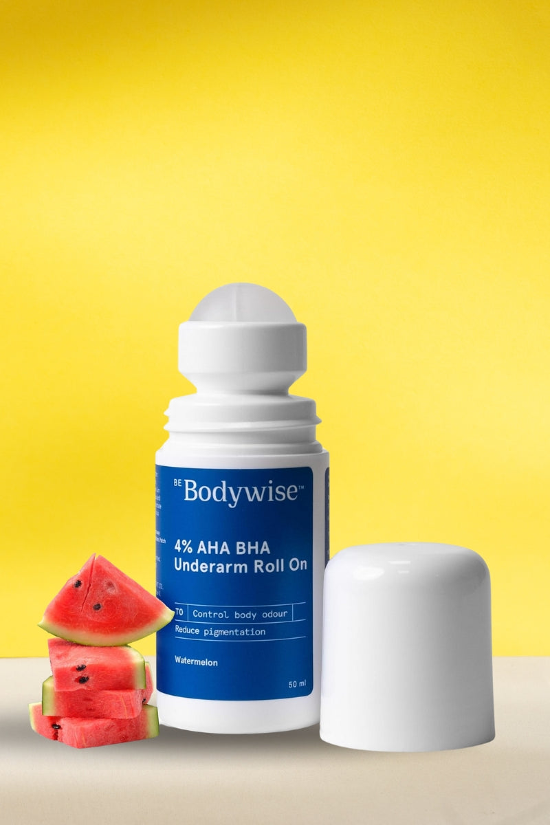 Be Bodywise 4% AHA BHA Underarm Roll On - 50 mL - Watermelon