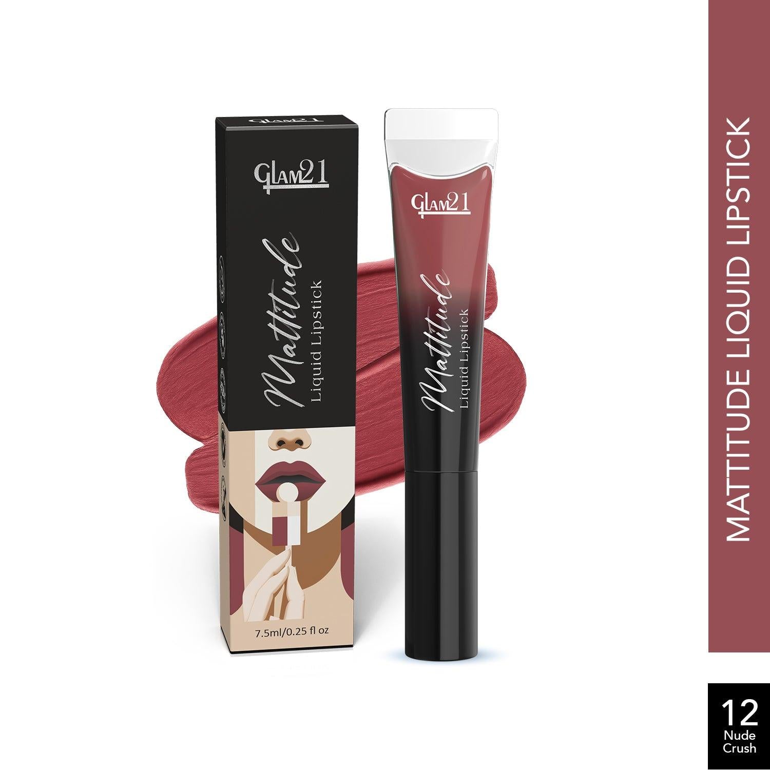 Glam21 Mattitude Lipstick - Nude Crush