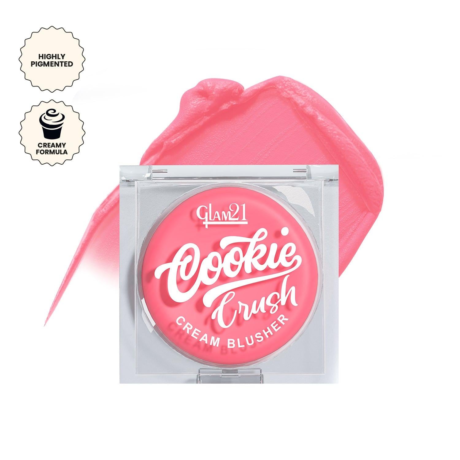 Glam21 Cookie Crush Cream Blusher - Peachy Swirl