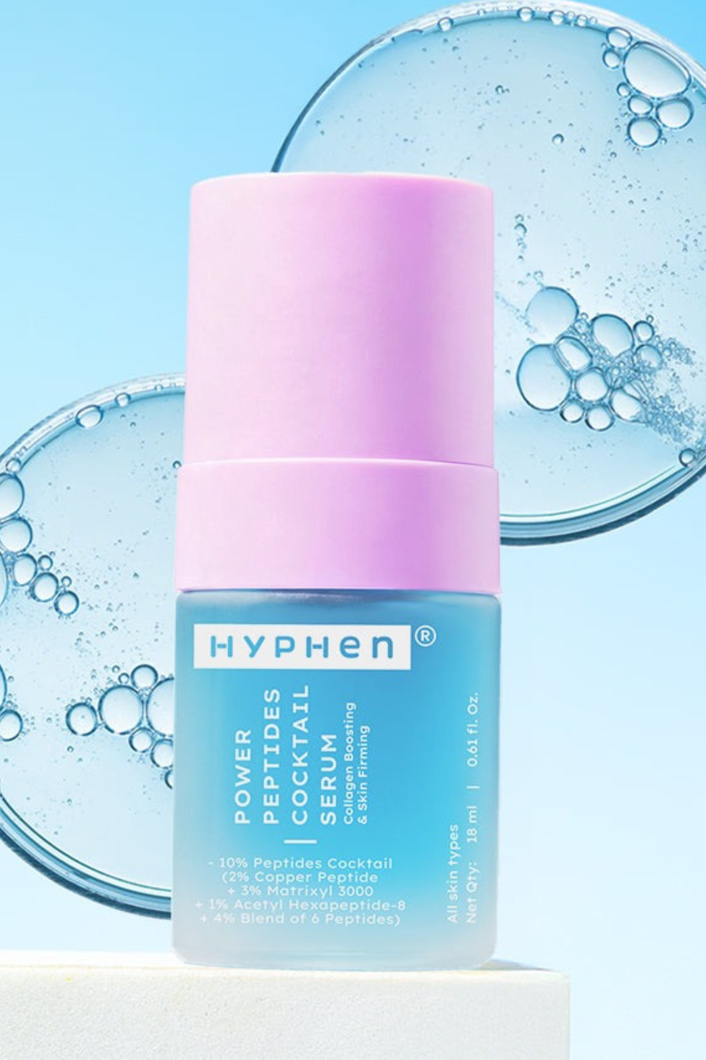 Hyphen 10% Peptide with 2% Copper Peptide Face Serum - 18 ml