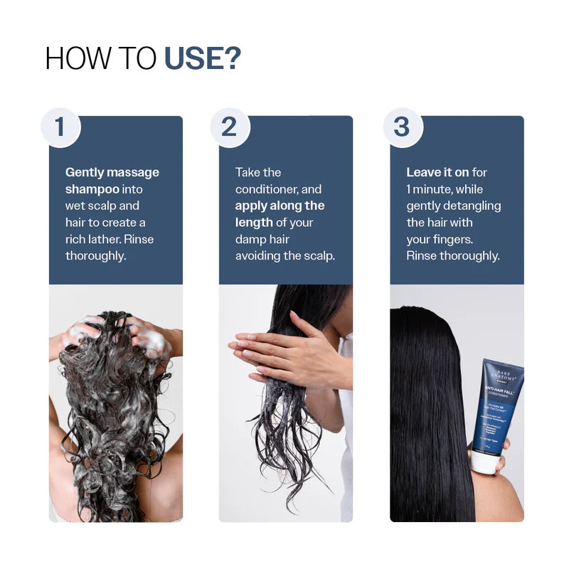 Bare Anatomy Anti-Hair Fall Shampoo & Conditioner Combo