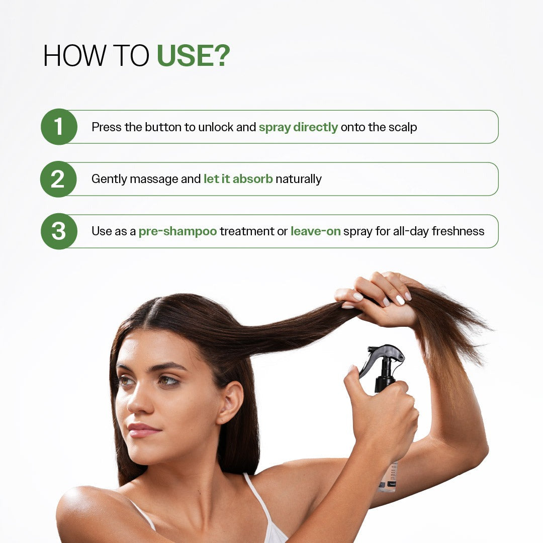 Bare Anatomy Neem & Lemon Dandruff Control Scalp Spray - 200 ml