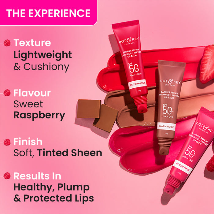 Dot & Key Ceramide & Peptide Lip Balm SPF 50