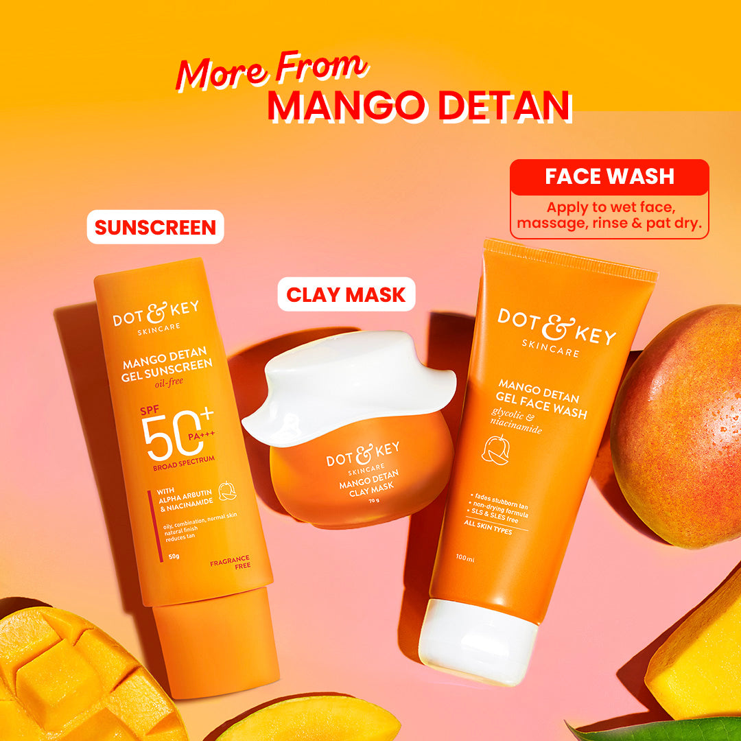 Dot & Key Mango Detan Gel Face Wash - 100ml