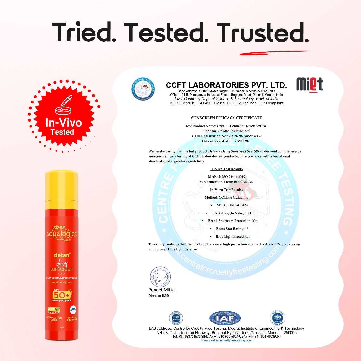 Aqualogica Detan+ Dewy Gel Sunscreen Spf 50+ Pa++++