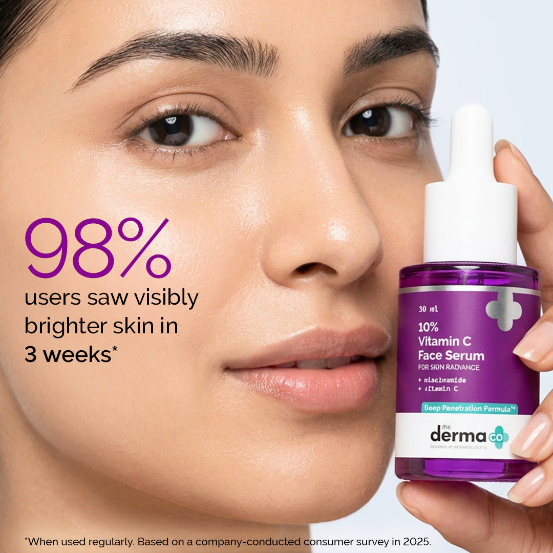 Derma Co 10% Vitamin C Face Serum with 5% Niacinamide & Hyaluronic Acid