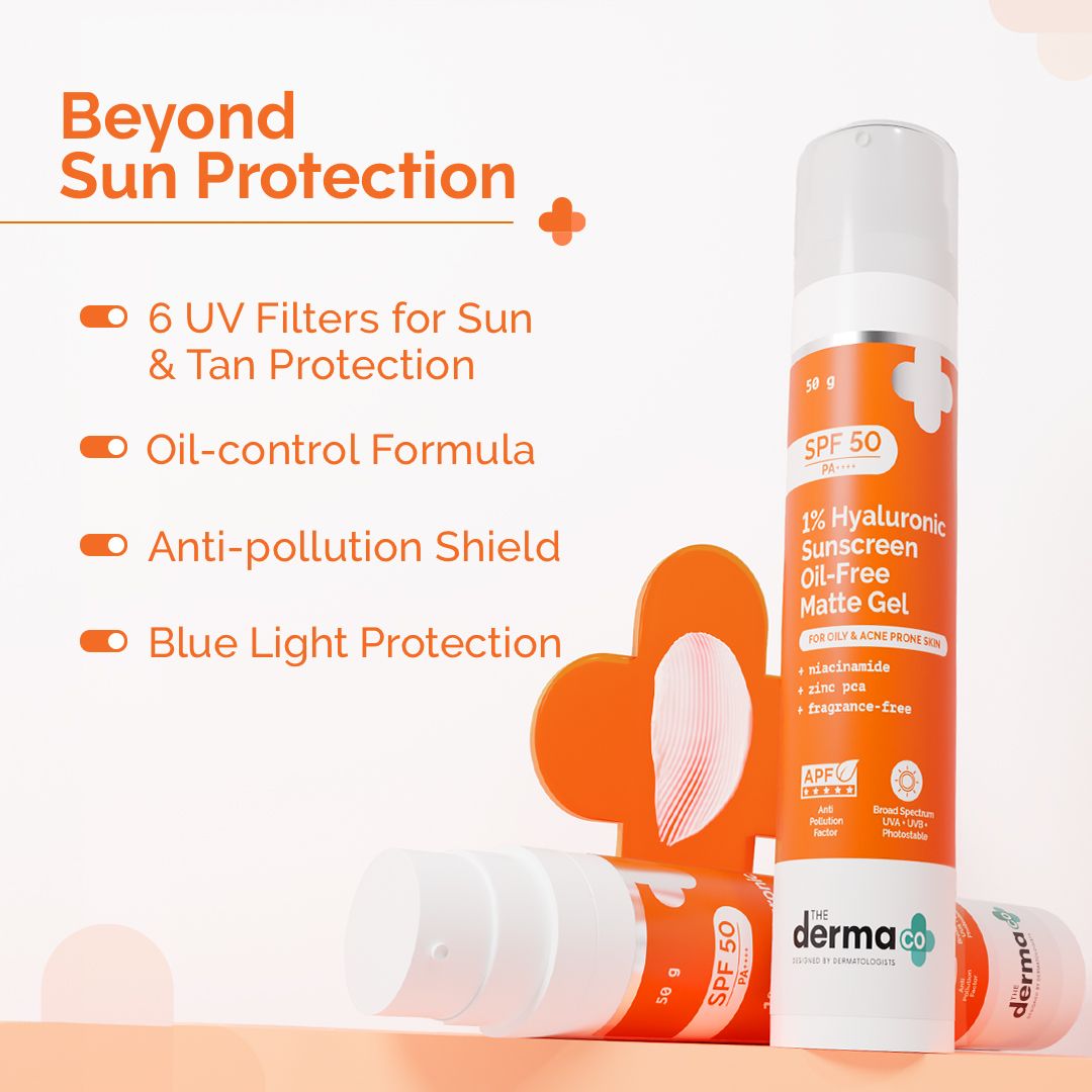 Derma Co 1% Hyaluronic Sunscreen Oil-Free Matte Gel In Vivo Tested