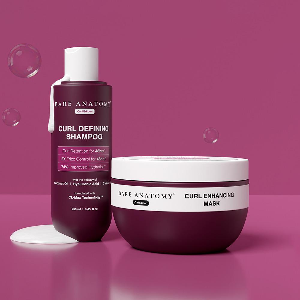 Bare Anatomy Curl Defining Kit - Mask & Shampoo