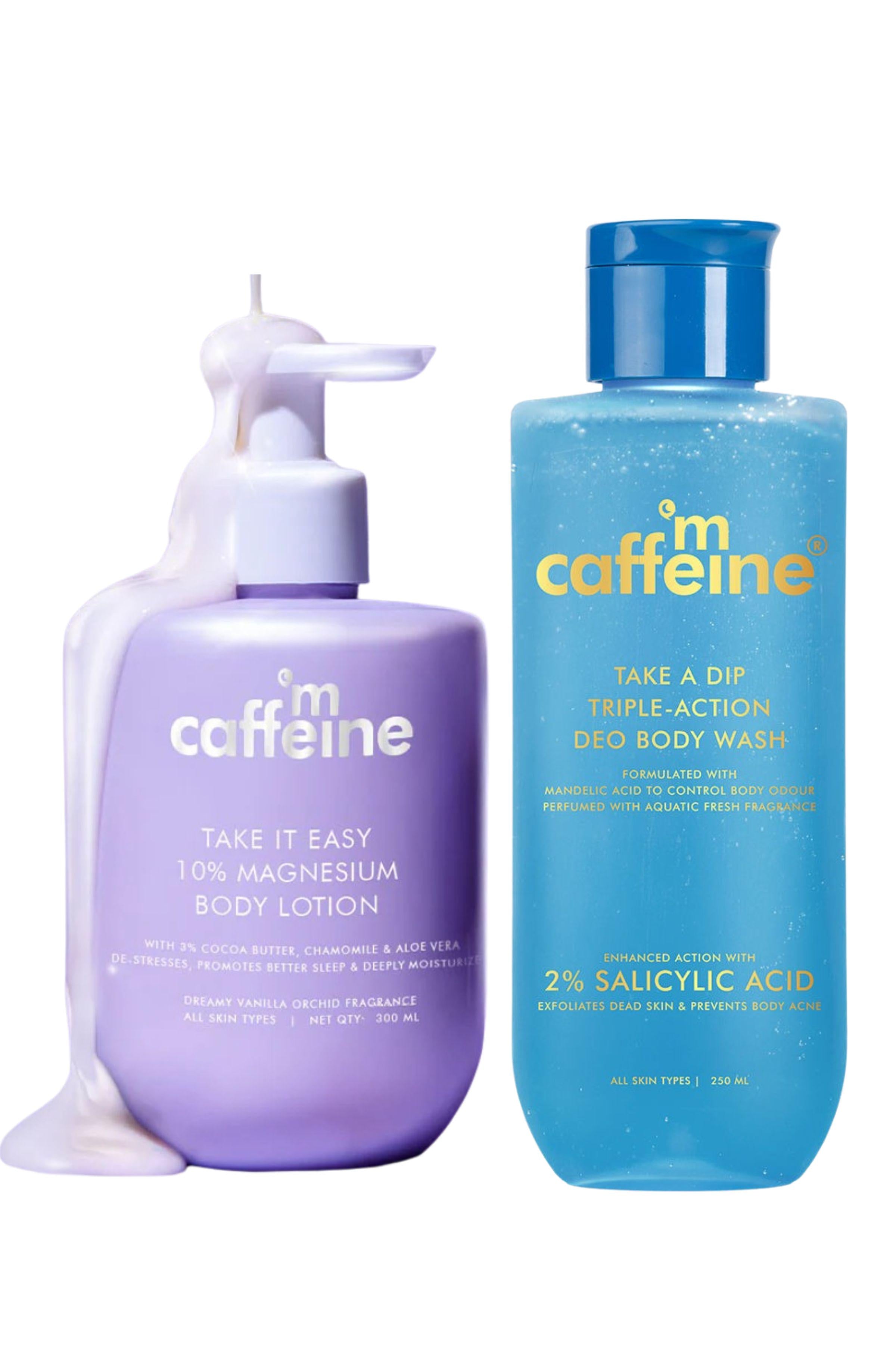 mCaffeine Perfume Body Wash + Magnesium Body Lotion (combo)
