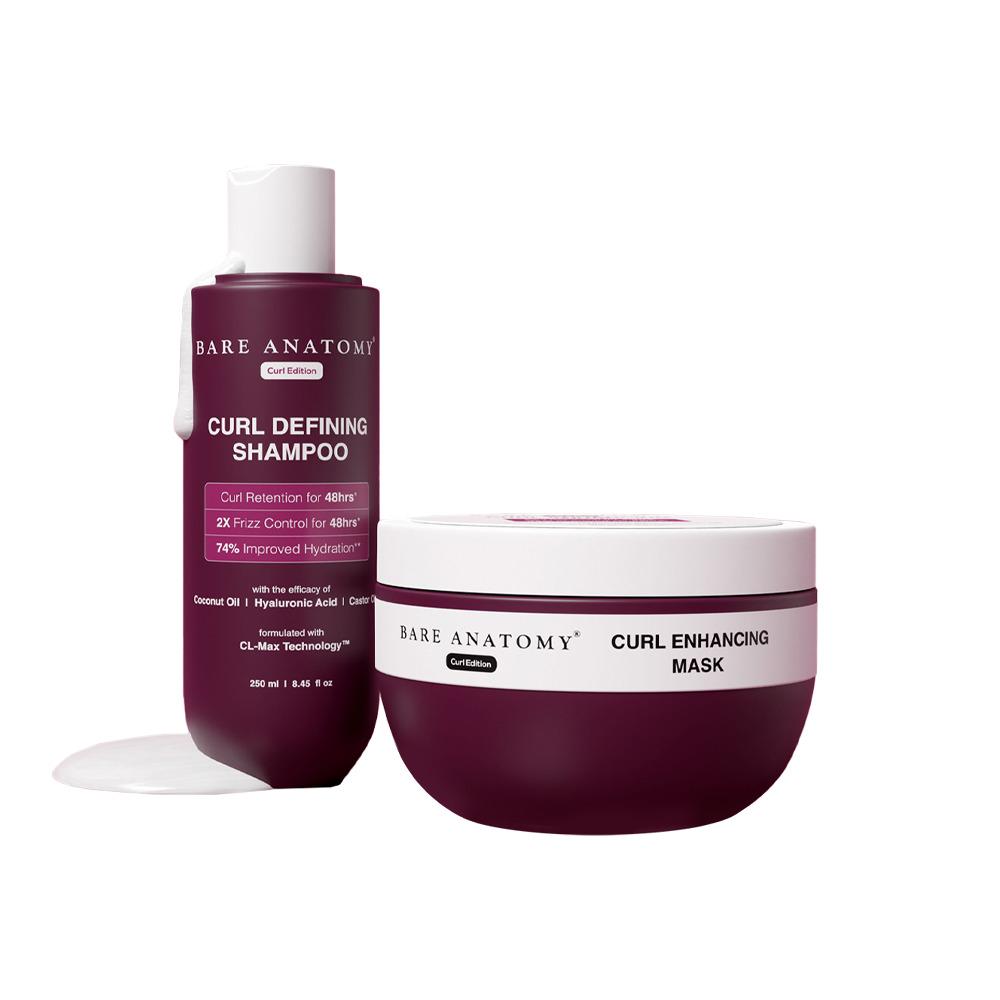 Bare Anatomy Curl Defining Kit - Mask & Shampoo