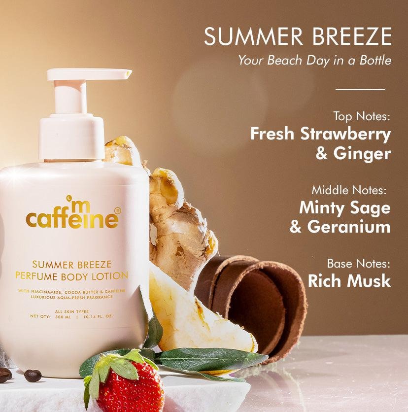mCaffeine Glow & Fragrance Body Lotion (combo)