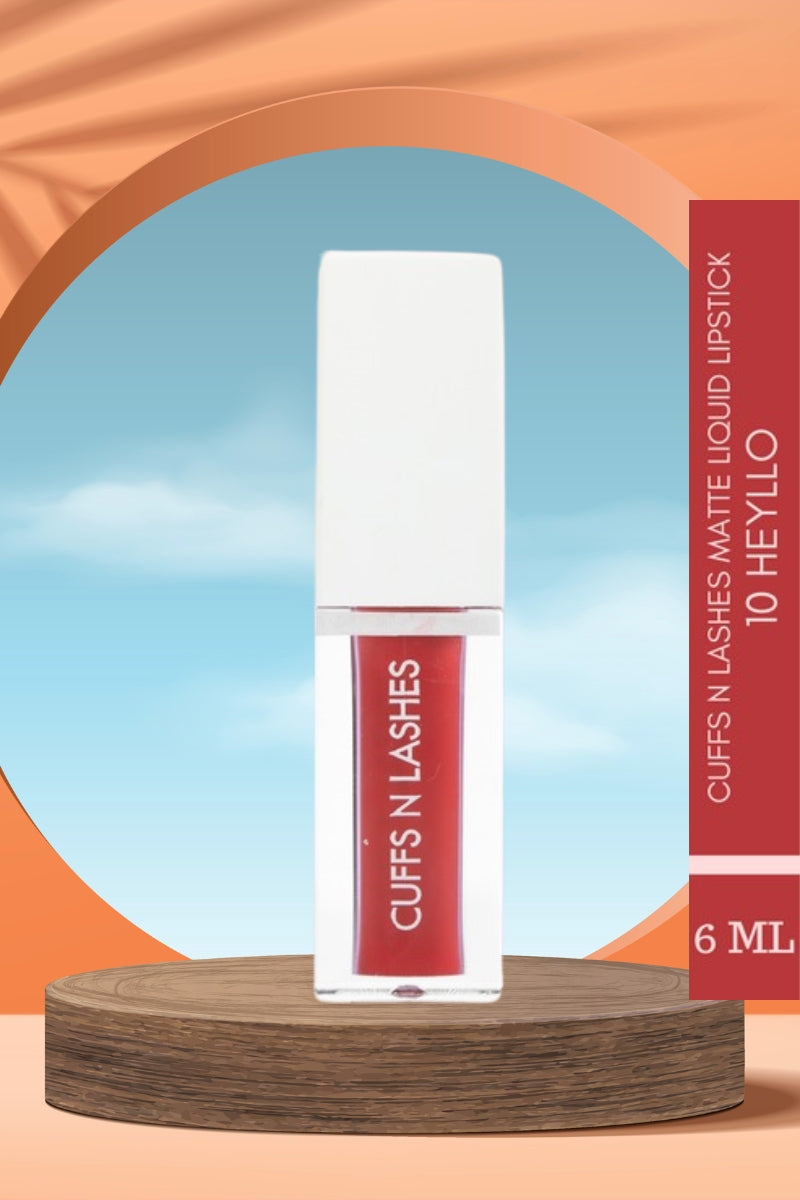 Cuffs N Lashes 10 Heyllo - Matte Liquid Lipstick