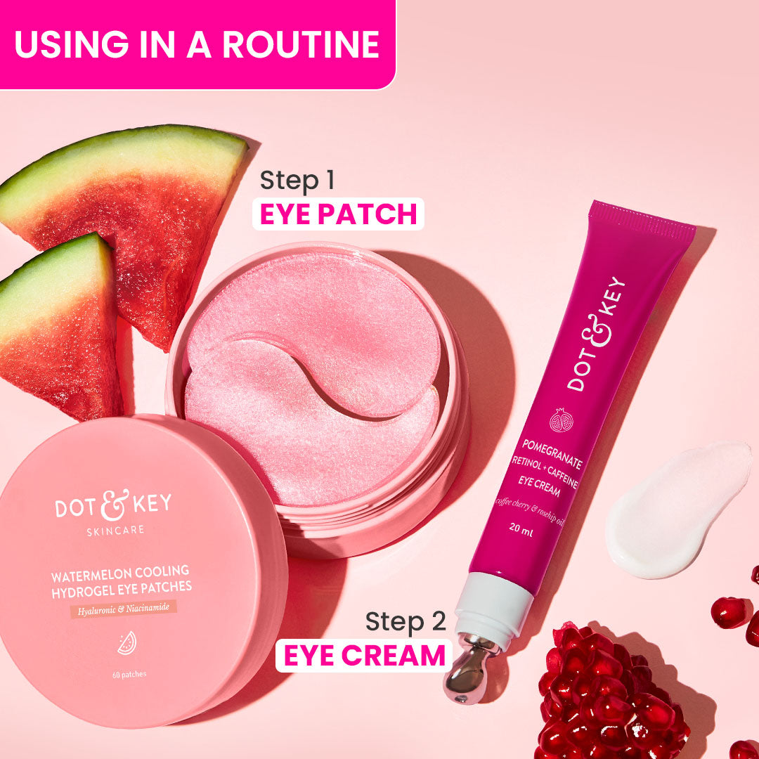 Dot & Key Watermelon Hydrogel Under-eye Patches - 30 Pairs