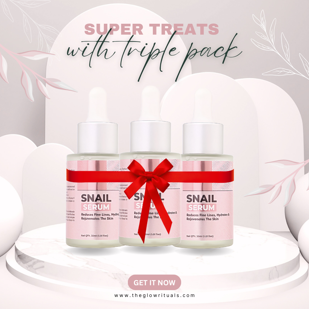 The Glow Rituals Snail Serum - Combo Of 3