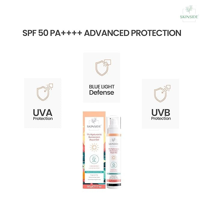 Skinside 1% Hyaluronic Sunscreen Aqua Gel - 50g