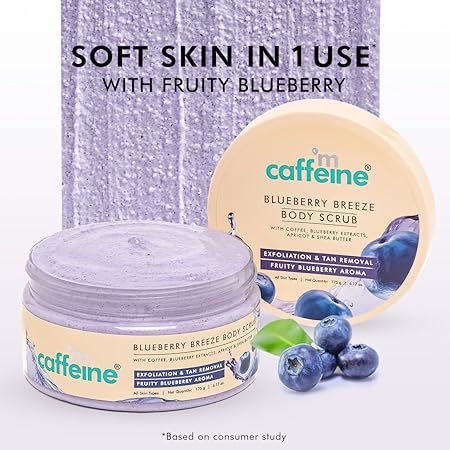 mCaffeine Blueberry Breeze Scrub - 175g