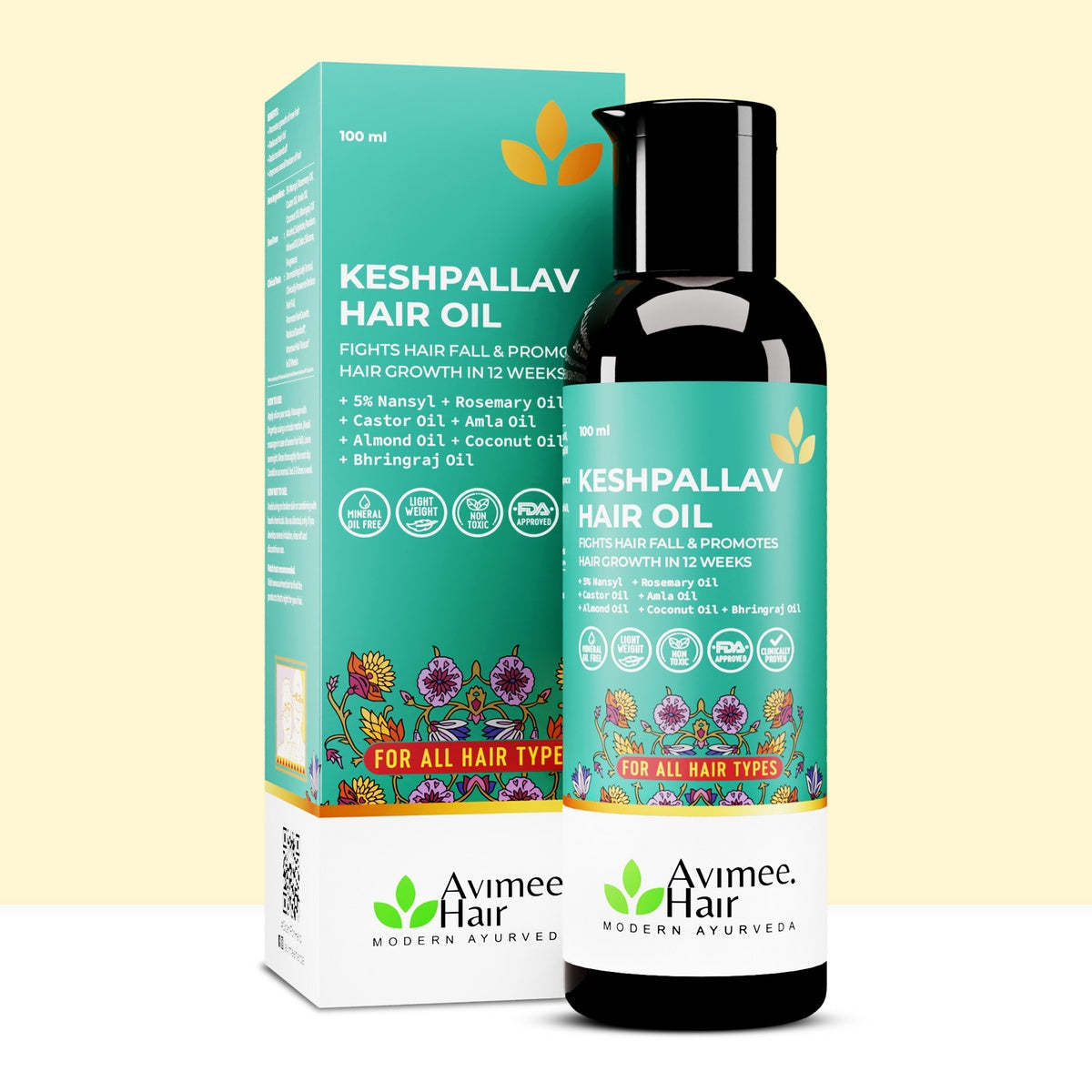 Avimee Herbal Herbal Keshpallav Hair Oil - 100ml