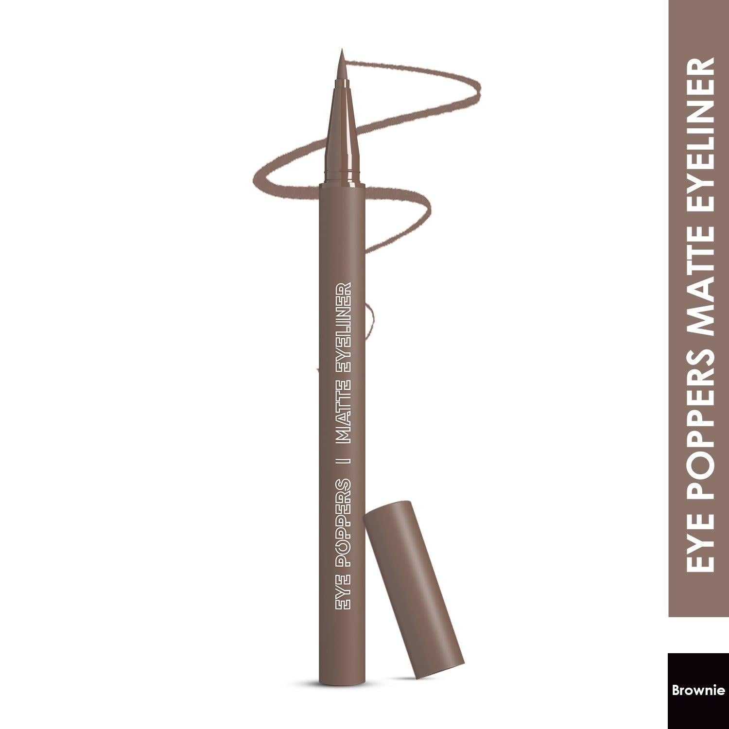 Glam21 Eye Poppers Matte Eyeliner - Brownie