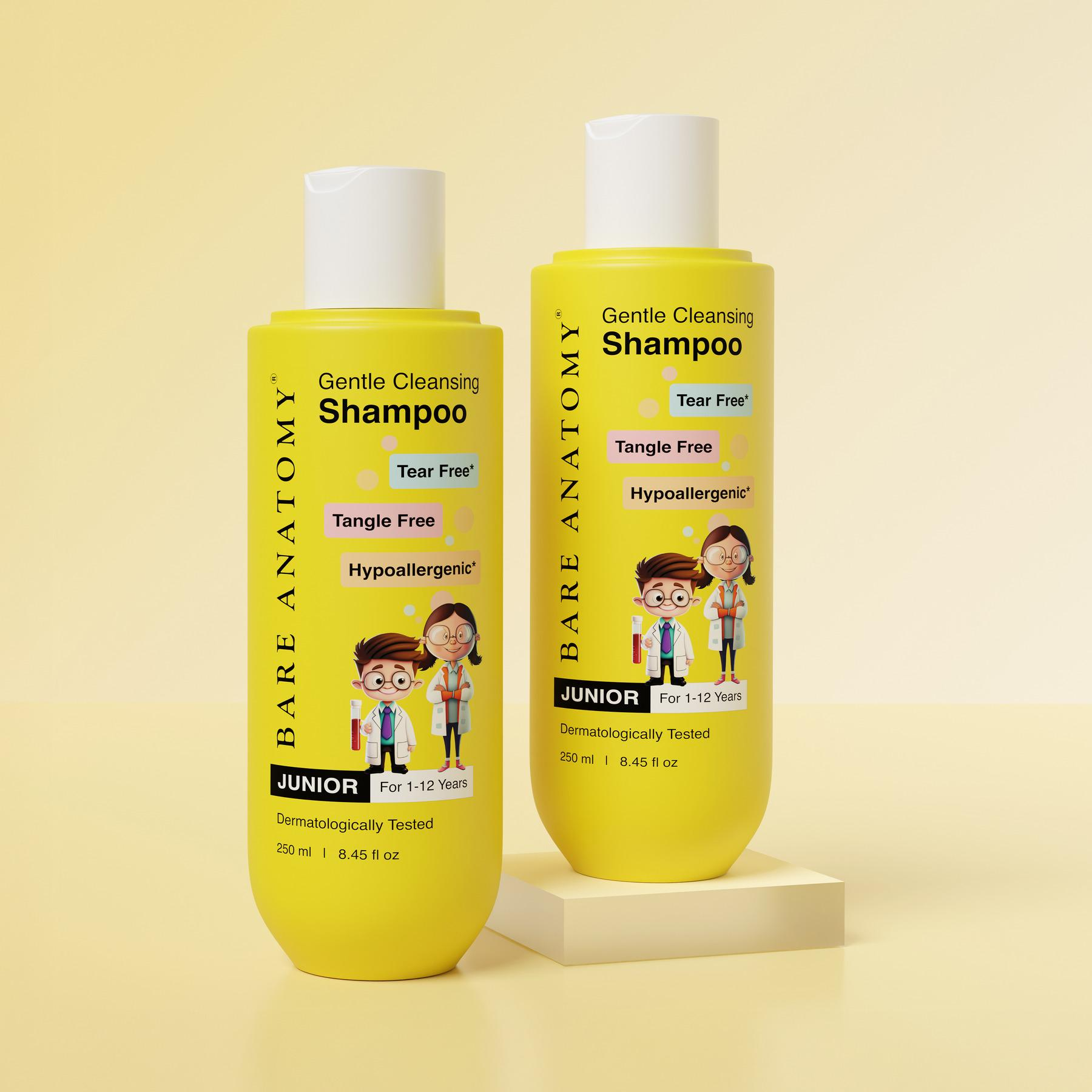 Bare Anatomy Gentle Cleansing Shampoo (1 to 12 years) - 250 ml- Pack of 2