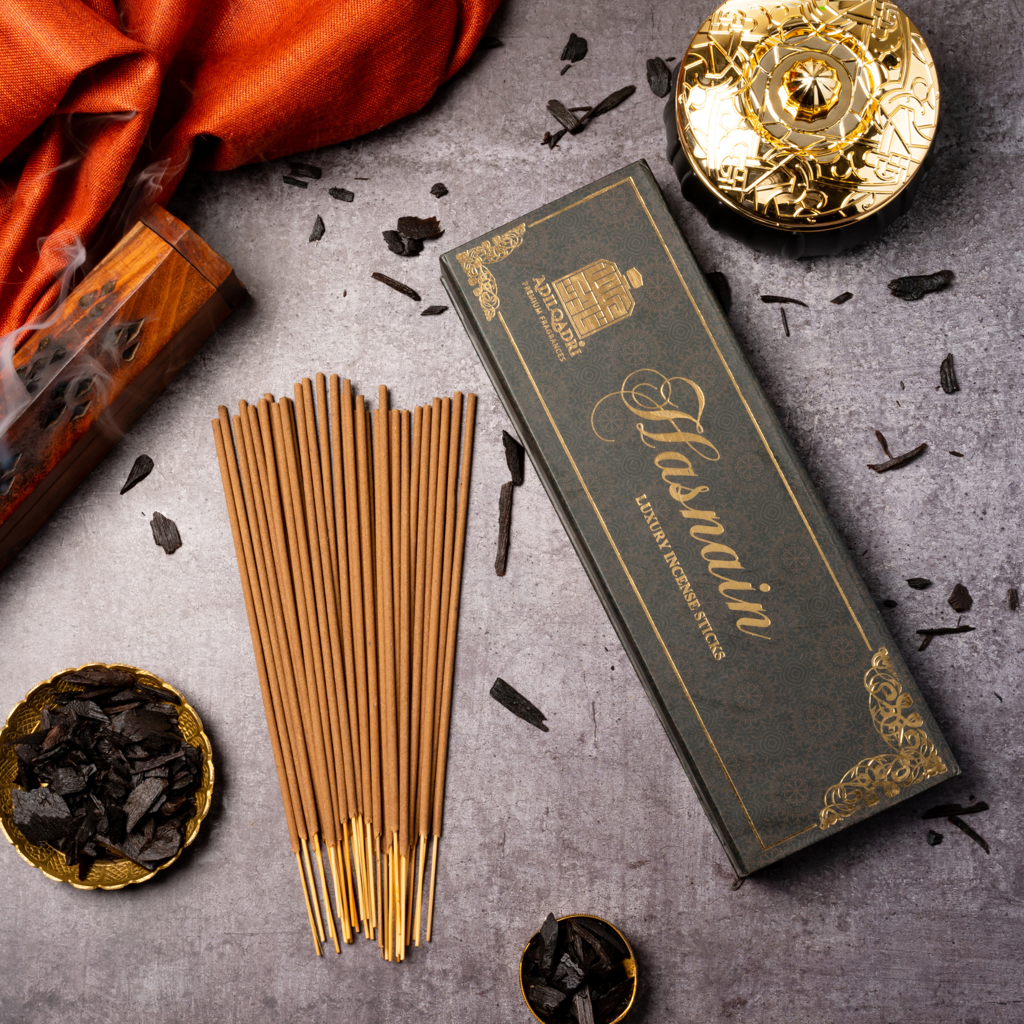 AdilQadri Hasnain Premium Quality Agarbatti (100 gms)