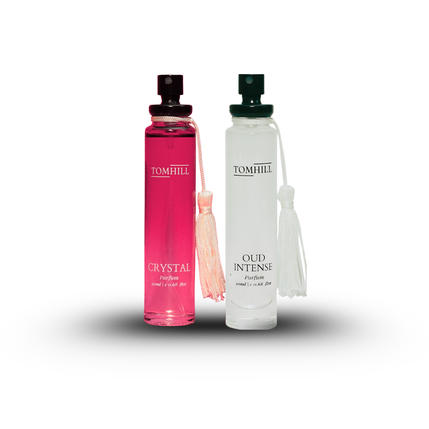 Tomhill Crystal & Oud Intense - Fresh & Party Perfume Combo for Women - 20ml (Pack of 2)