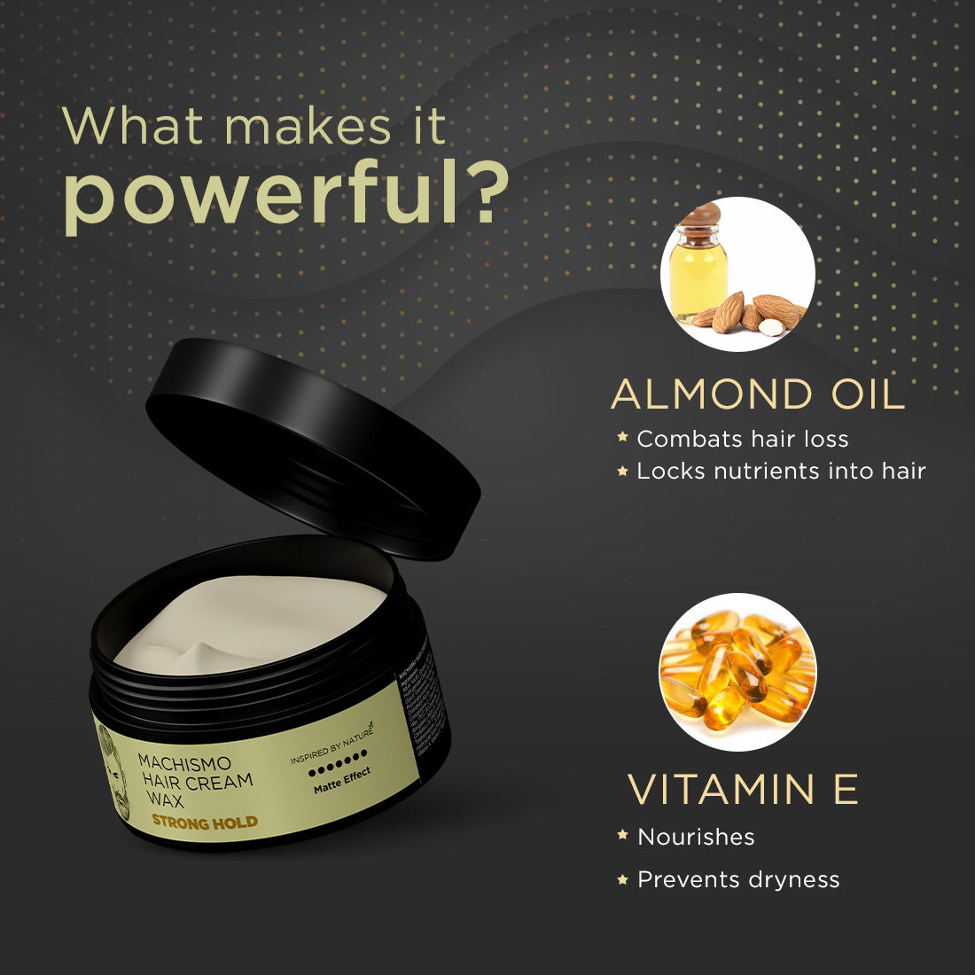 The Man Company Machismo Cream Wax - 100g