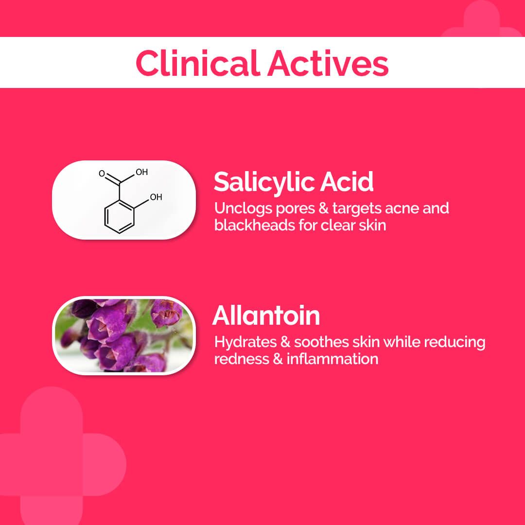 Derma Co 1% Salicylic Acid Sheet Mask With Salicylic Acid & Allantoin - 20g