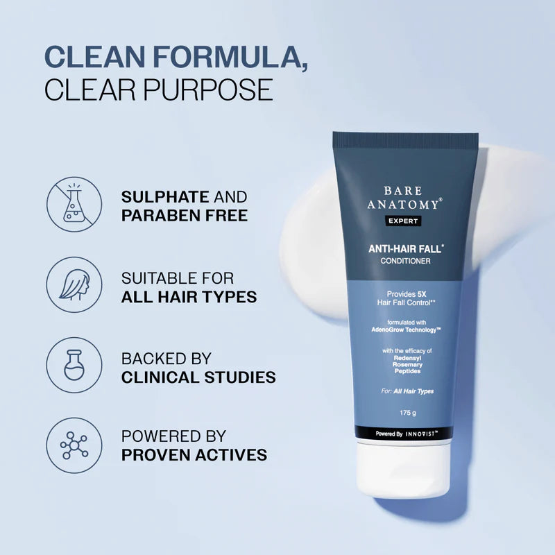 Bare Anatomy Anti-Hair Fall Conditioner with Redensyl Rosemary & Peptides