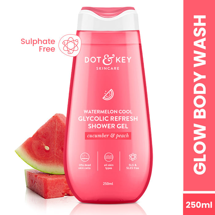 Dot & Key Watermelon Cooling Glycolic Acid Shower Gel - 250ml