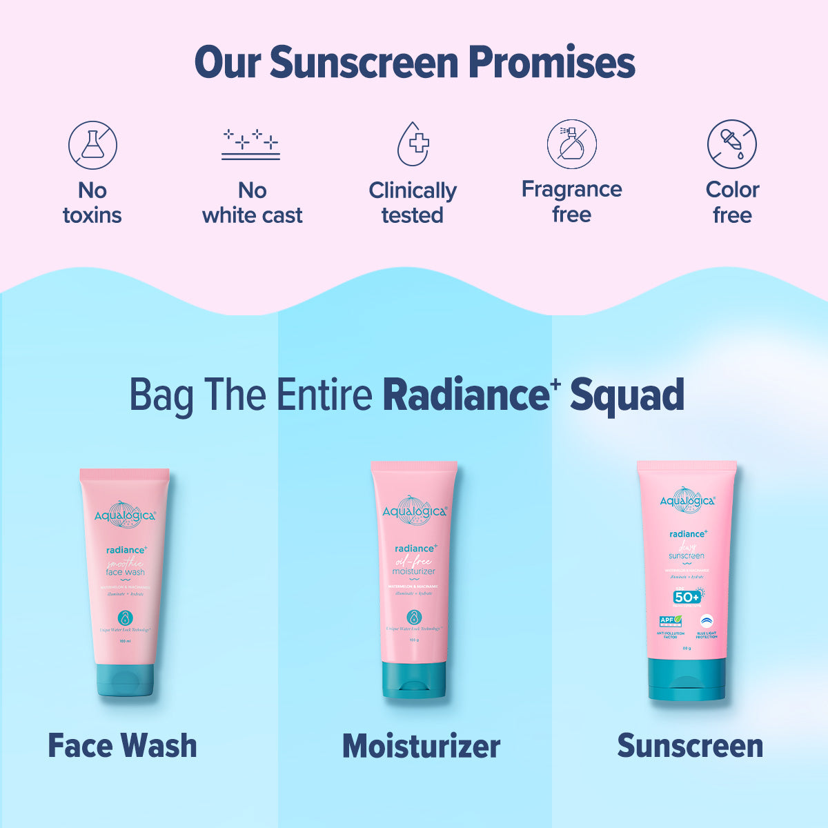 Aqualogica Radiance+ Dewy Sunscreen Spf 50 & Pa++++