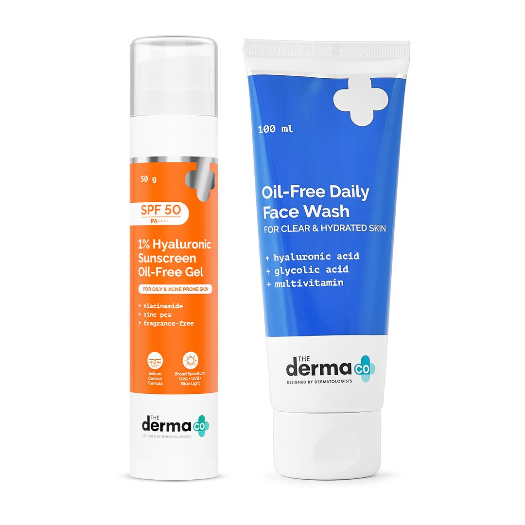 Derma Co Oil Control Cleanse & Protect Duo