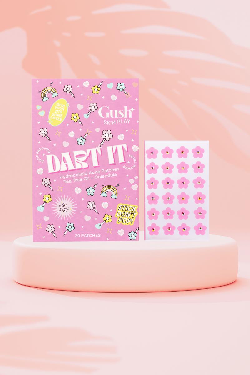 Gush Beauty Dart It Hydrocolloid Pimple Patches- Pink Flower