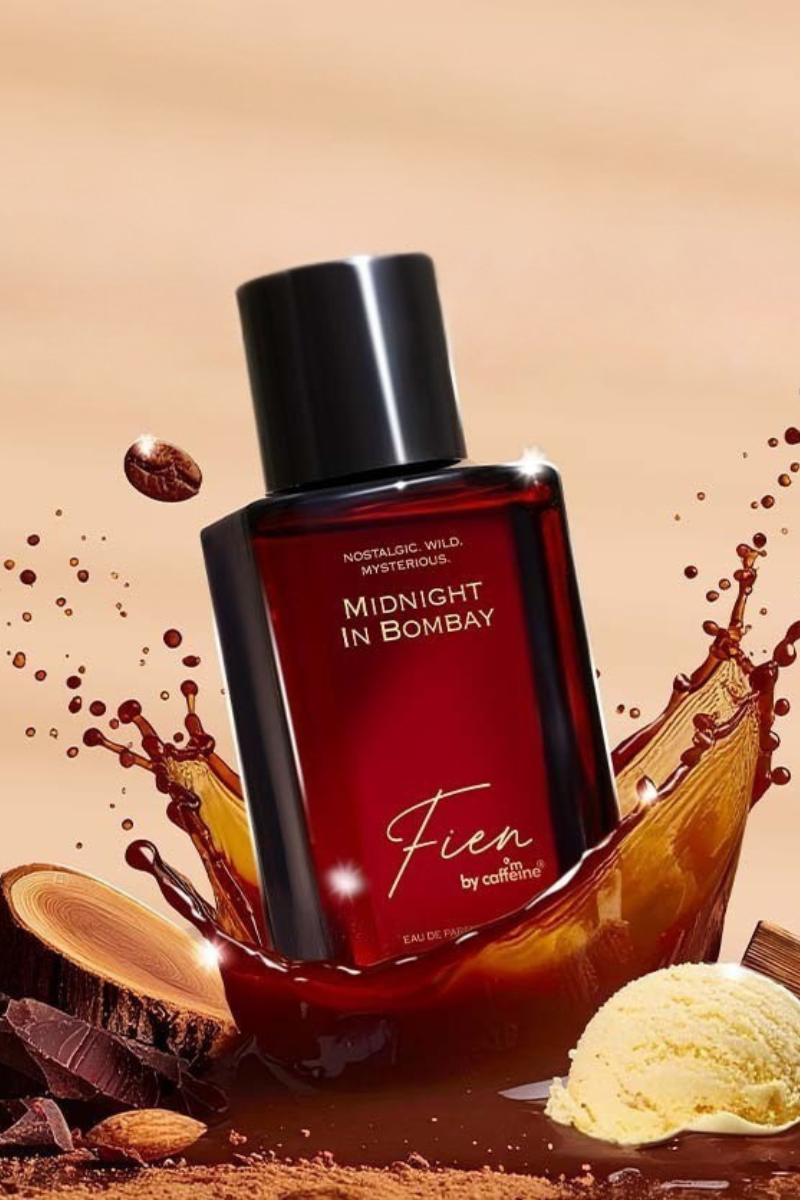 mCaffeine Fien Midnight in Bombay Perfume for Men & Women - Woody Gourmand