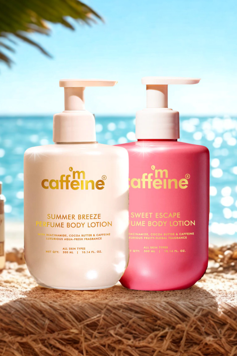 mCaffeine Summer Breeze & Sweet Escape Perfume Body Lotion