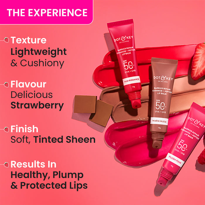 Dot & Key Ceramide & Peptide Lip Balm SPF 50