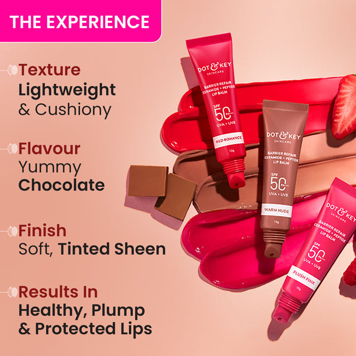 Dot & Key Ceramide & Peptide Lip Balm SPF 50