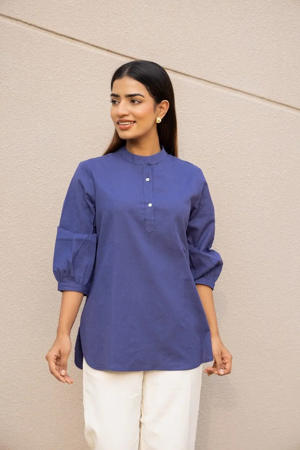 Sugnaa Short Kurta - Royal Blue