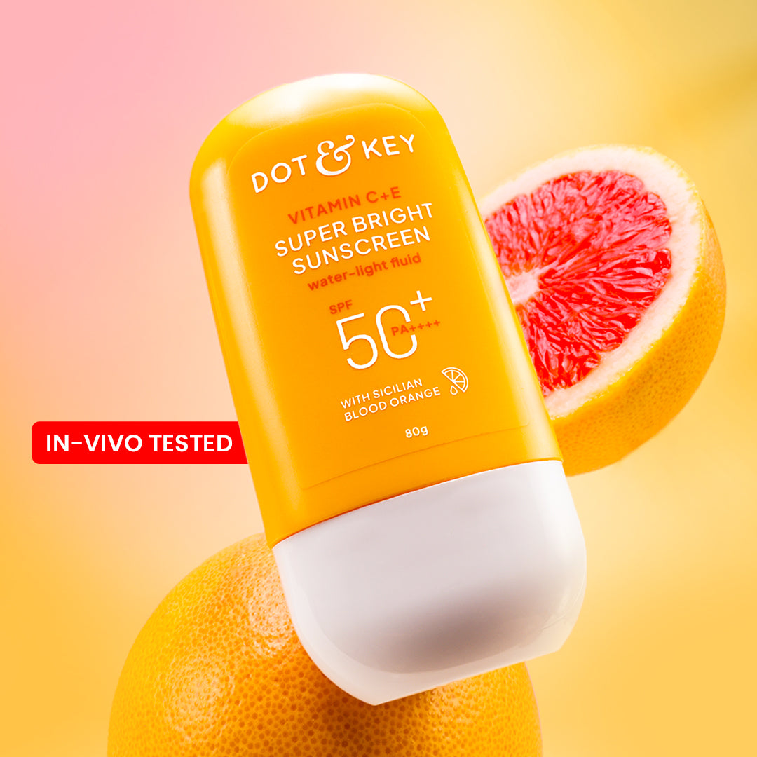 Dot & Key Vitamin C + E Sunscreen, IN-VIVO Tested SPF 50+ PA++++ - 80g
