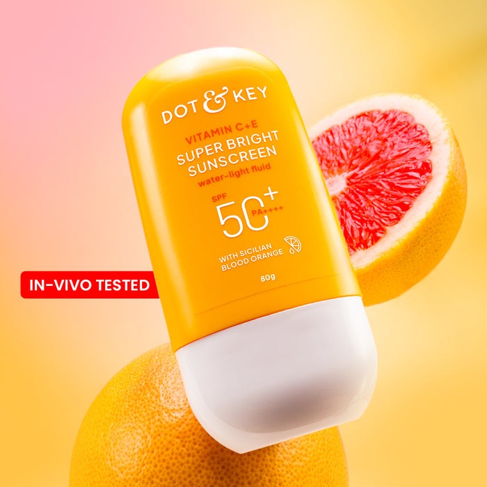 Dot & Key Vitamin C + E Sunscreen, IN-VIVO Tested SPF 50+ PA++++ - 80g