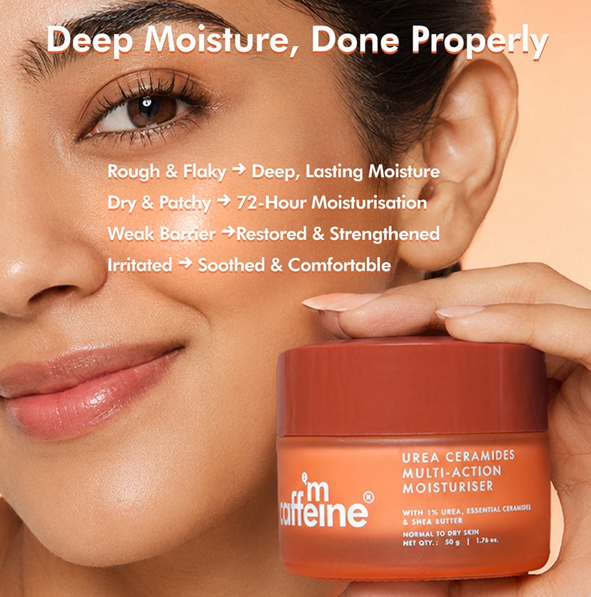 mCaffeine Multi-Action Moisturiser with Urea & Ceramides - 50g