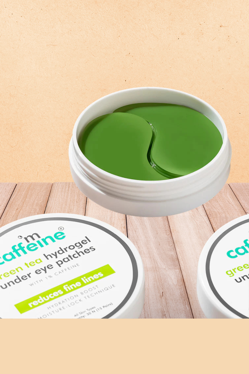 mCaffeine Green Tea Hydrogel Under Eye Patches - 15 Pairs