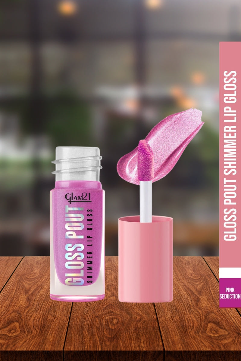 Glam21 Pink Seduction - Gloss Pout Shimmer Lip Gloss