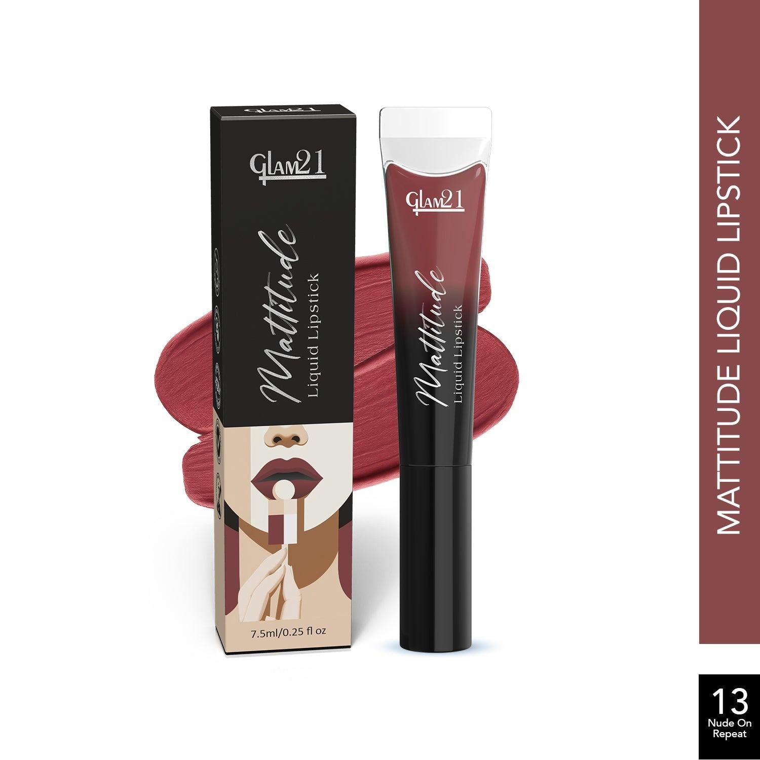 Glam21 Mattitude Lipstick - Nude On Repeat