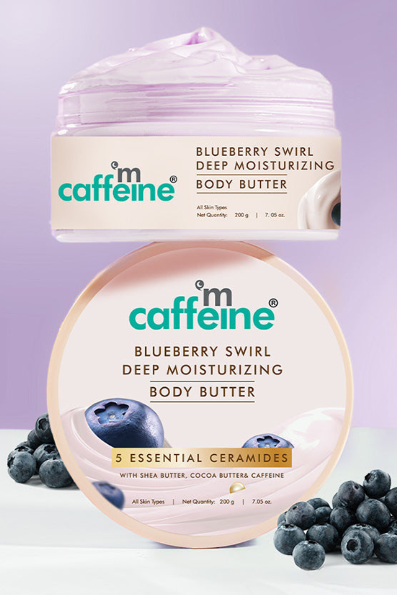 mCaffeine Blueberry Swirl Body Butter - 200g